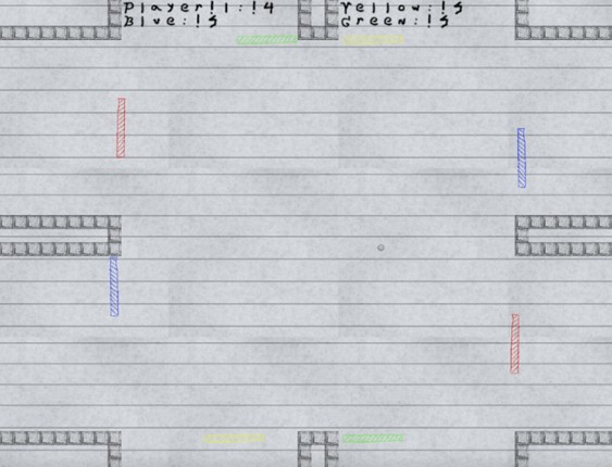 The Paper Arcade: Pong screenshot