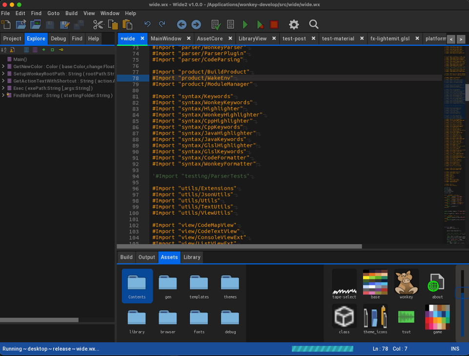 Games like WIDE2 (Wonkey IDE 2)