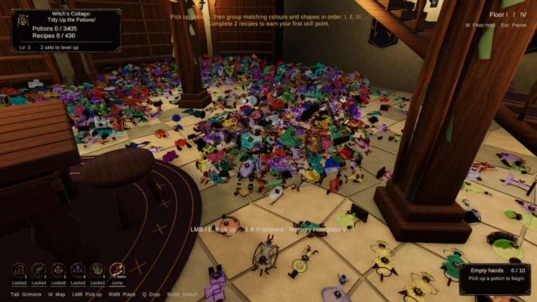 Witch’s Cottage: Tidy Up the Potions! screenshot