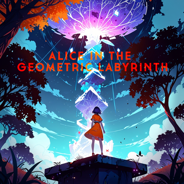 Games like Alice in the Geometric Labyrinth