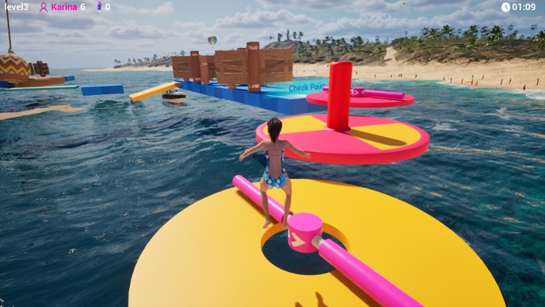 Beauty Girl Chronicles: Island Obstacle Challenge screenshot