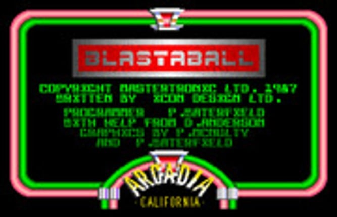 Blastaball Game Cover