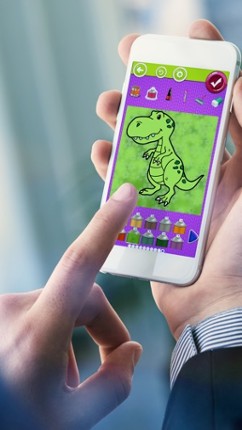 Dinosaur Coloring Book Pages Image