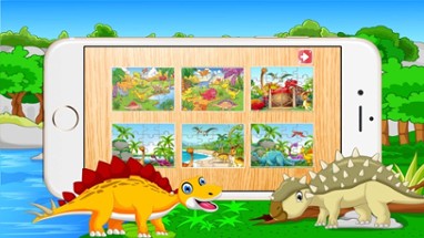 Dinosaur Jigsaw Puzzle Toddler Kids Dino Game Free Image