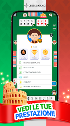 Burraco Italiano Online: Carte screenshot