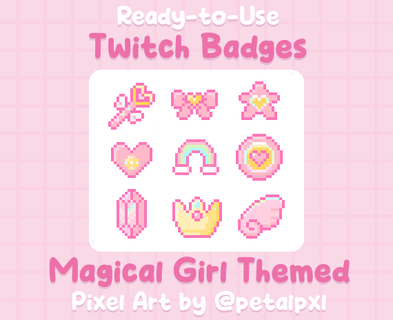 Games like Magical Girl Twitch Badges