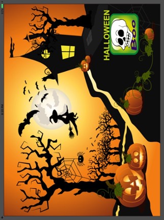 Haunted Halloween Color Pages Image