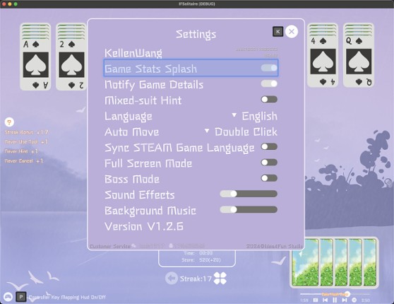 IFSolitaire screenshot