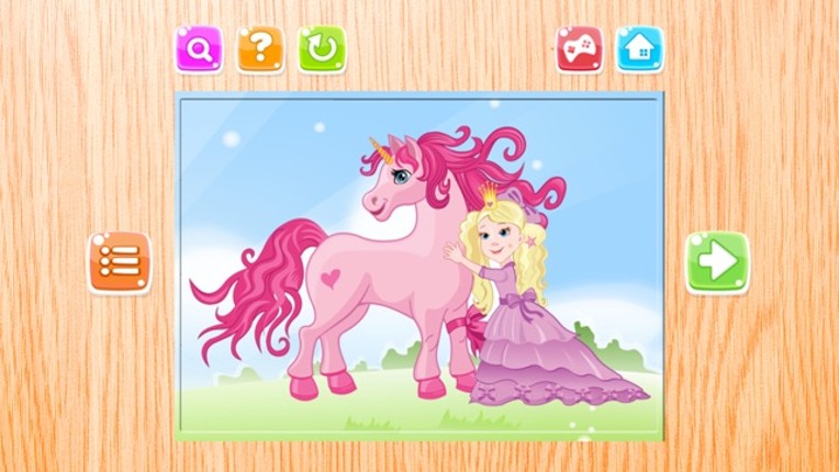Princess Pony Puzzles - Jigsaw Puzzle for Kids and Toddlers who Love Little Horses and Unicorn Ponies for Free screenshot