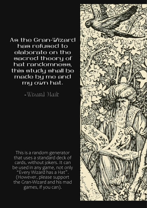 Random Hats and Their Arcanum Image