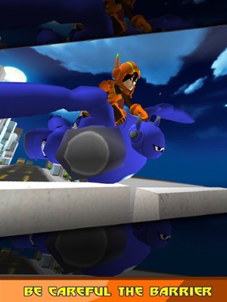 3D Big Robot Super Hero Fly Surfers : Jetpack Endless Man Arcade Run Image