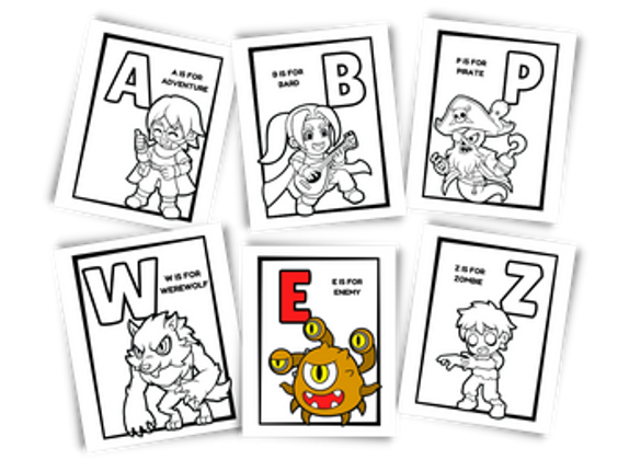 Color My Quest: The ABCs of Adventure Image