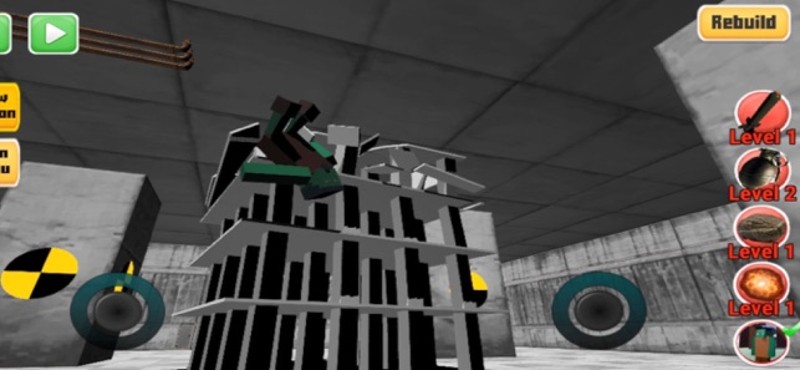 Destroy it all 3d physics game screenshot