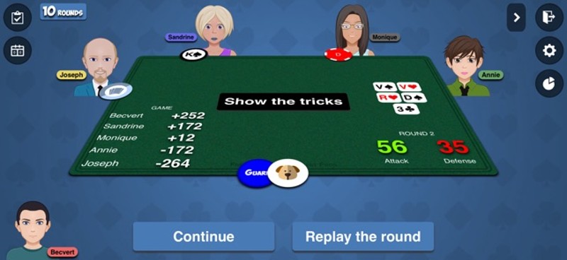 French-Tarot screenshot
