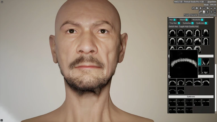 HAELE 3D - Portrait Studio Pro - Drawing References screenshot