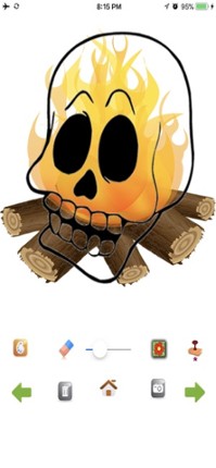 Haunted Halloween Color Pages screenshot