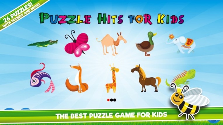 Jigsaw Puzzles Hits Free for Kids and Toddlers ∙ Jigsaw learning and educational game with animals screenshot