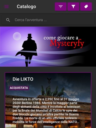 Mysteryfy screenshot