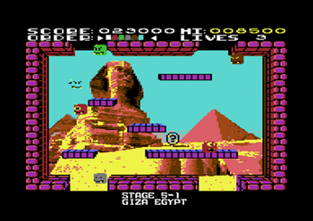 Randoom Ancient Stones [C64] screenshot