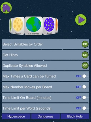 Syllable Word Search - School screenshot