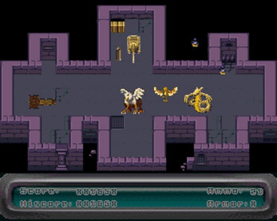 Tank in a Dungeon (C64) Image