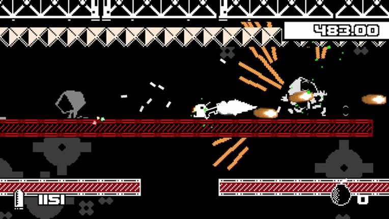 Unichrome: A 1-Bit Unicorn Adventure screenshot