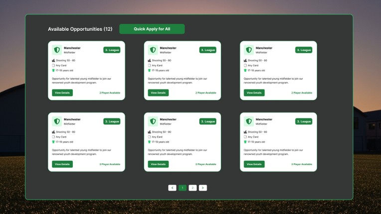 Youth Academy screenshot