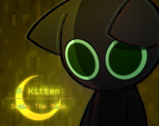 A Kitten Seeks the Moon Image