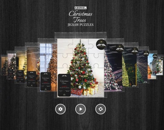Aberiel Christmas Trees Jigsaw Puzzles Image
