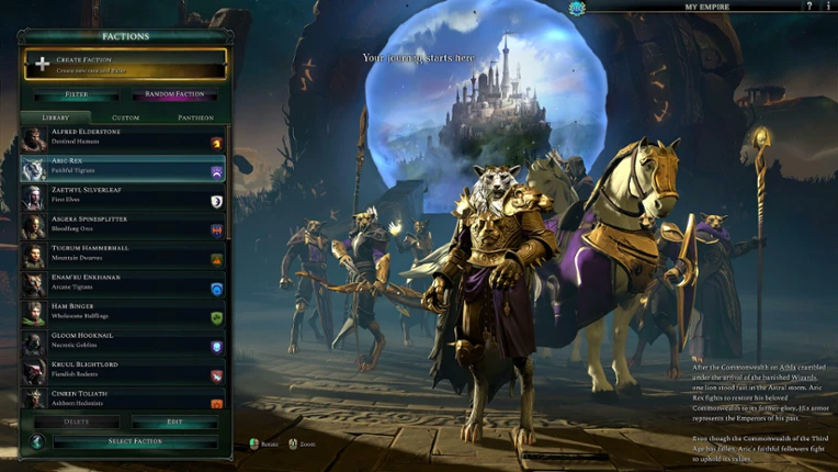Age of Wonders 4: Starter Edition screenshot