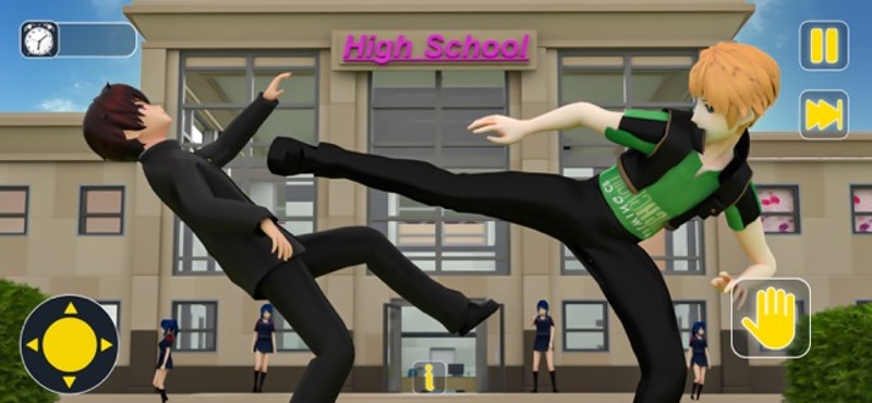 Anime High School Girl Love 3D screenshot