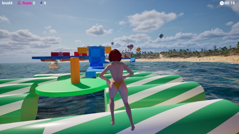 Beauty Girl Chronicles: Island Obstacle Challenge screenshot