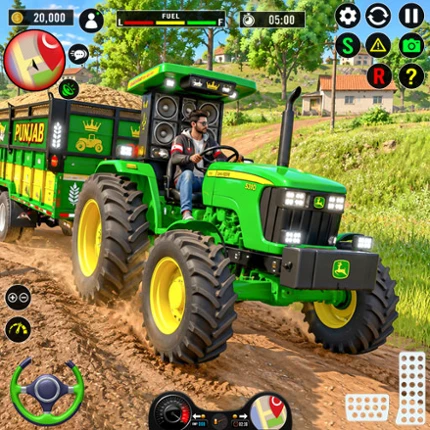 Indian Tractor Farming Vehicle Image