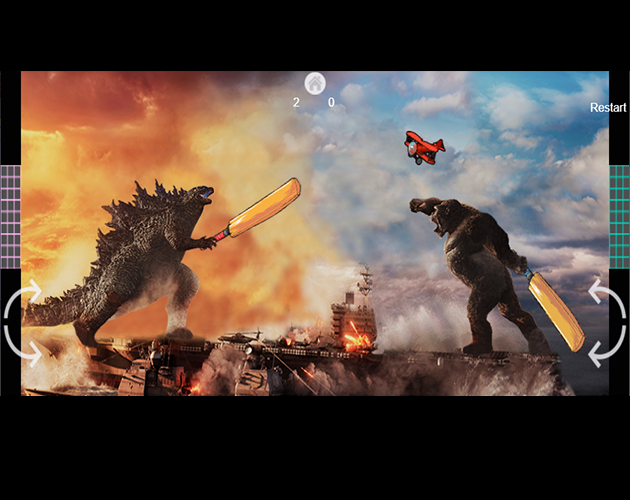 Games like Godzilla vs Kong plays sports