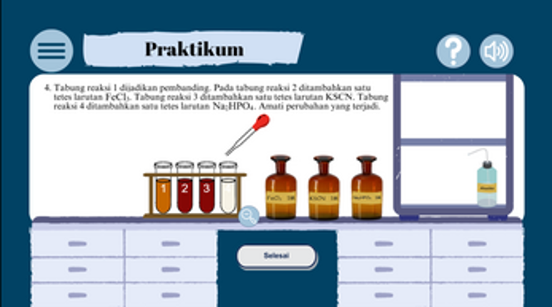 Laboratorium Virtual Pergeseran Kesetimbangan Kimia Image
