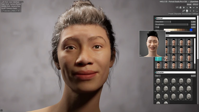 HAELE 3D - Portrait Studio Pro - Drawing References screenshot