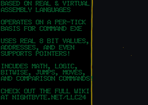 LiteCode: An Assembly Game Image
