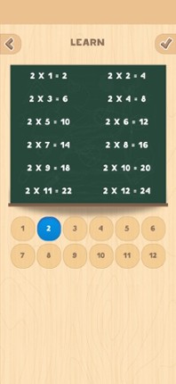 Multiplication table (Math) Image