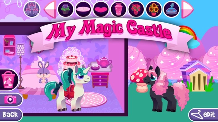 My Magic Castle - Pony & Unicorn Doll House and Decoration Game screenshot