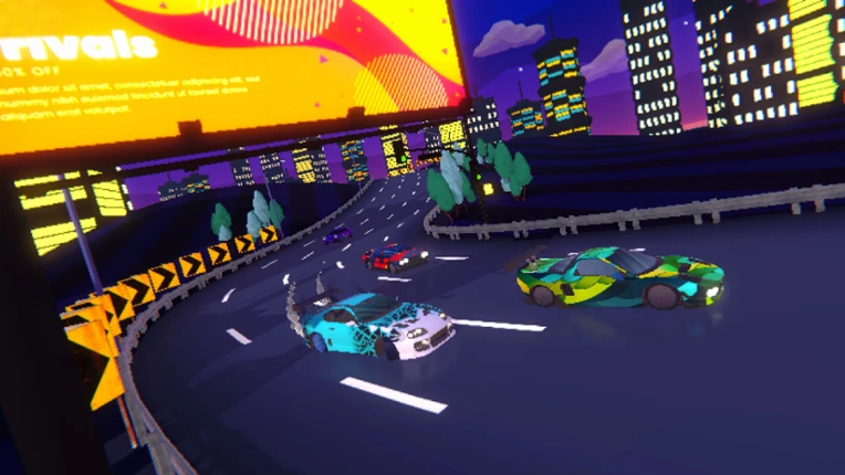 Pixel Retro Drift - Arcade Car Racing Image