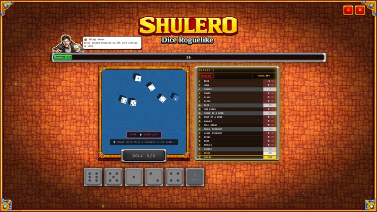 SHULERO – Dice Roguelike screenshot