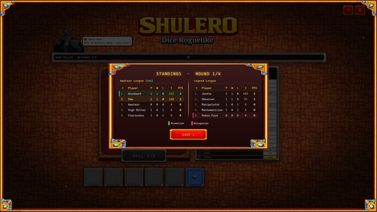 SHULERO – Dice Roguelike screenshot