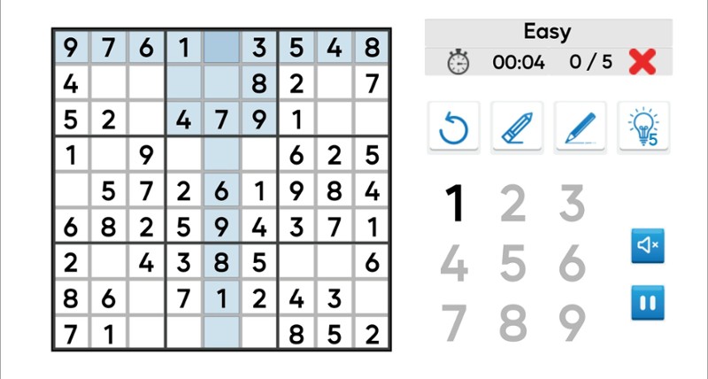 Sudoku Mania screenshot