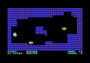 Tank in a Dungeon (C64) Image