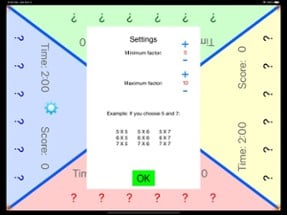 Times tables match Image