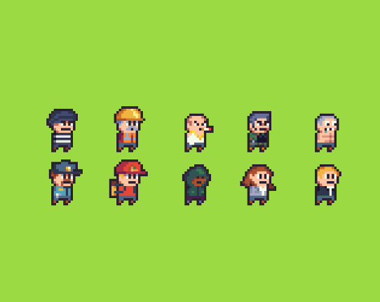 10 Rogue-like City Characters Image