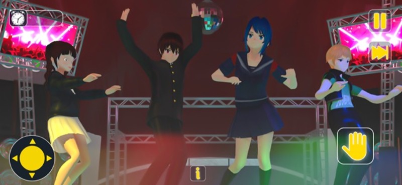 Anime High School Girl Love 3D screenshot