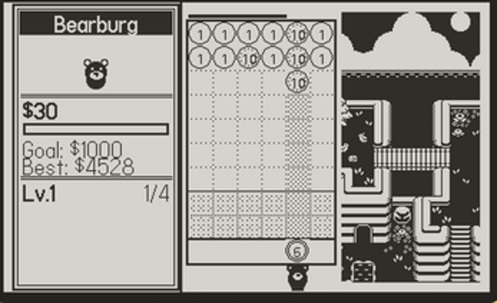 Bear Coin Blitz - Playdate Image