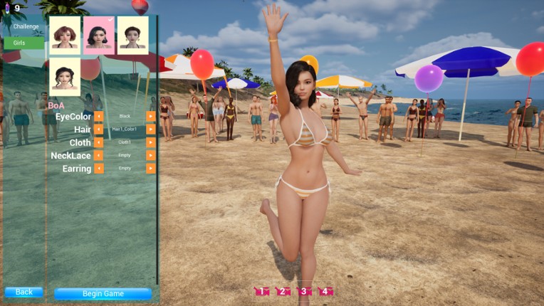 Beauty Girl Chronicles: Island Obstacle Challenge screenshot