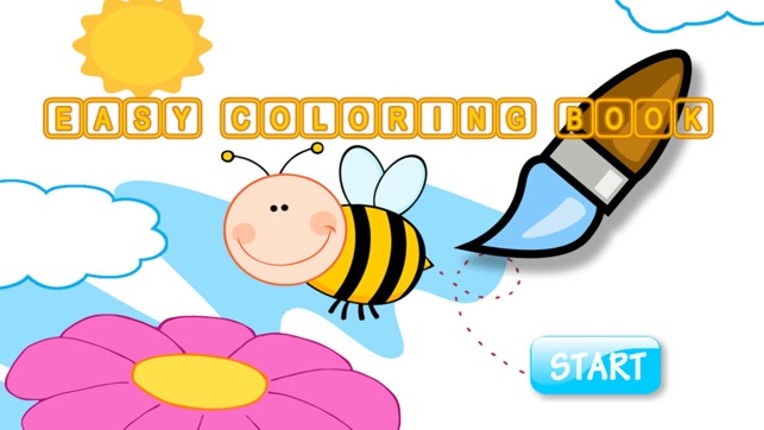 Easy Coloring Book For Kids Image